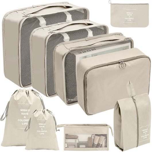 Organizador de Maletas 9 PCS Blanco